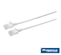 MicroConnect - Nätverkskabel - RJ-45 (hane) till RJ-45 (hane) - 5 m - 3.6 mm - UTP - CAT 6a - halogenfri, hakfri, tvinnad - vit